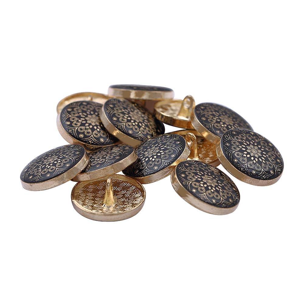 Designer Lamination Shank Metal Buttons for Ethnic Wear