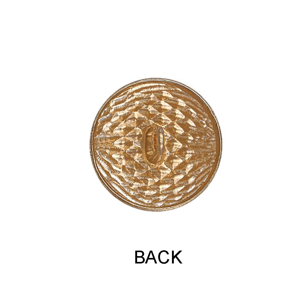 Western Style Classic Antique Gold Checks Dome Metal Buttons