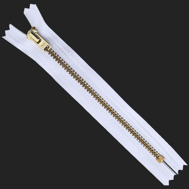 YKK- #5 Gold Teeth YKK Metal Zipper