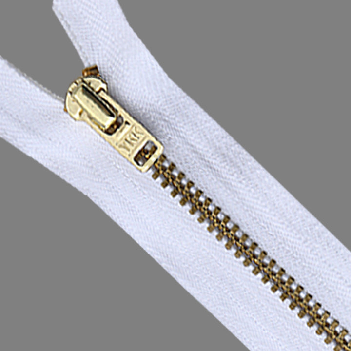 YKK- #5 Gold Teeth YKK Metal Zipper