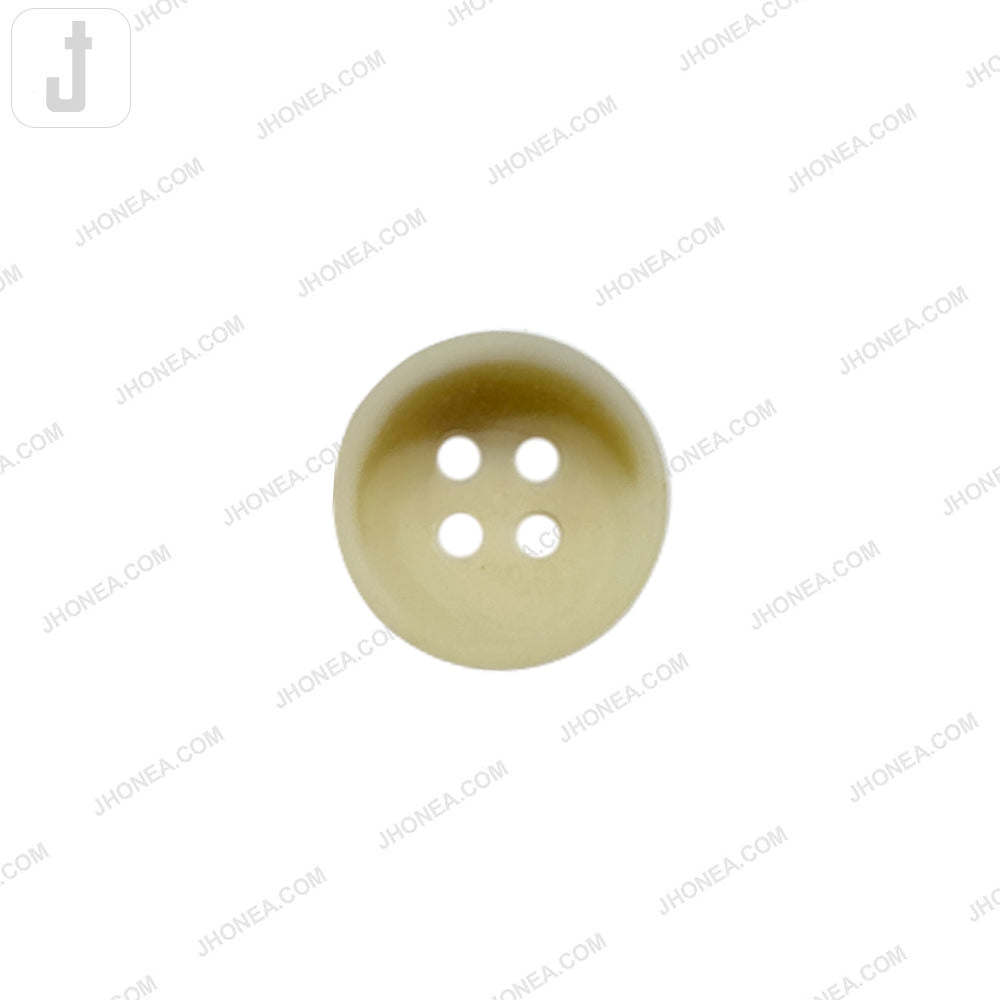 Round 4-Hole Rim Design 11mm Polyester Button for Sweaters/Cardigans