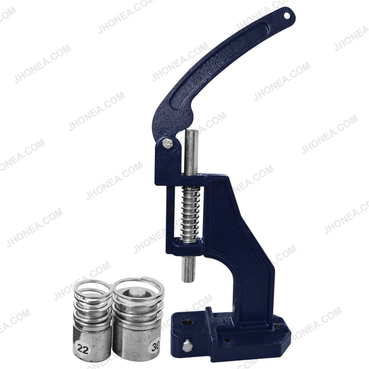 Manual Hand Press Machine with Two-Die set for Fabric Covered Buttons