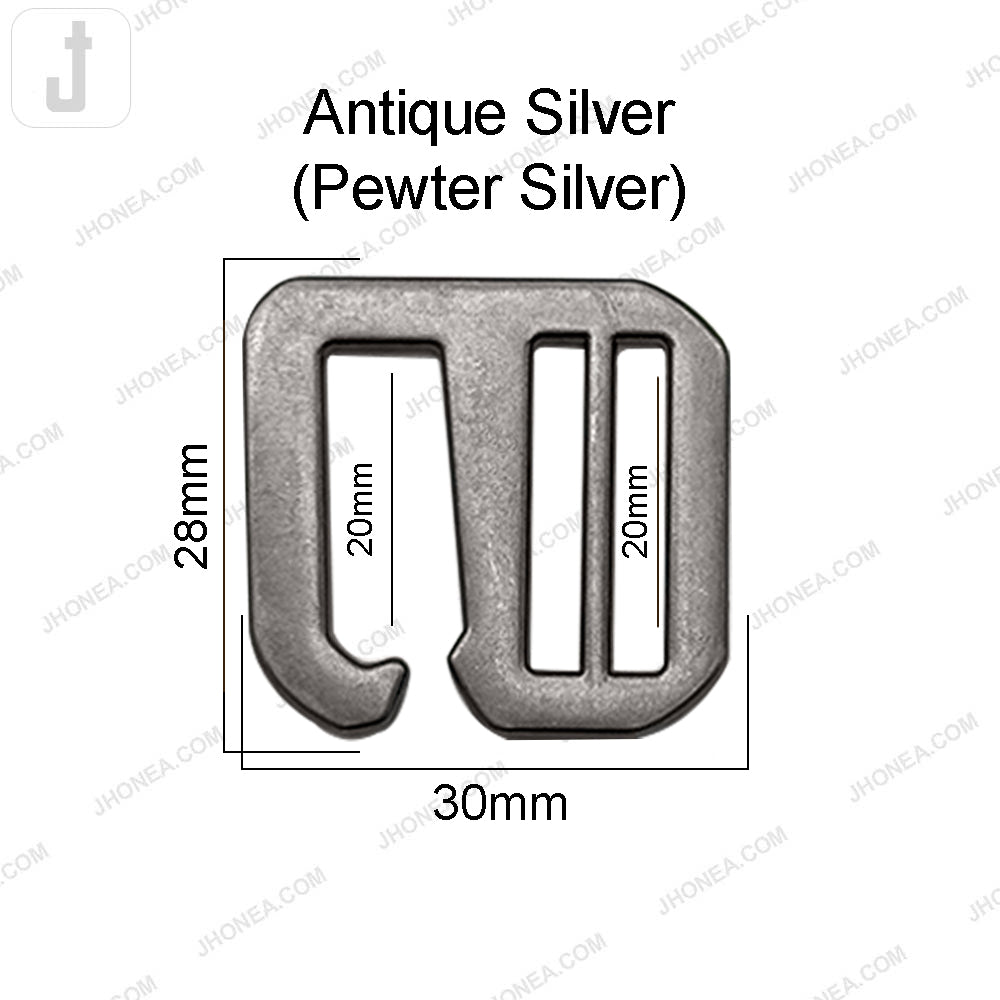 Classic Designer Adjustable Slider Buckles for Gurkha Pants