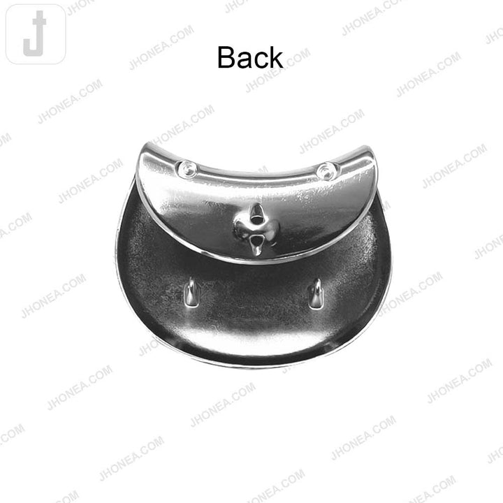 Fashionable Shiny Finish Half Moon Buckle for Fashion Accessories