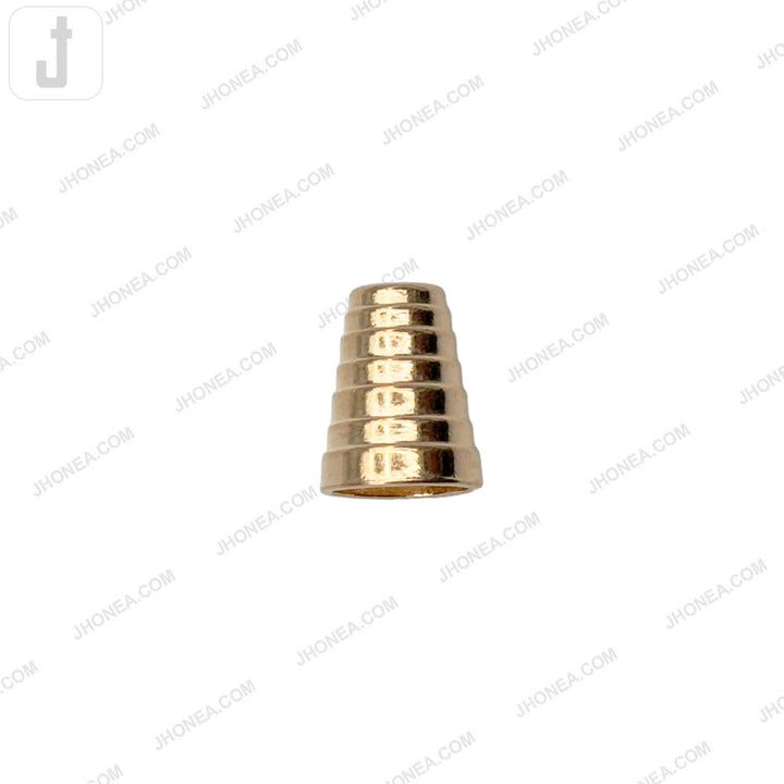 Shiny Gold Metal Aglets for Hoodies & Track Pants Drawstring Cord Tip