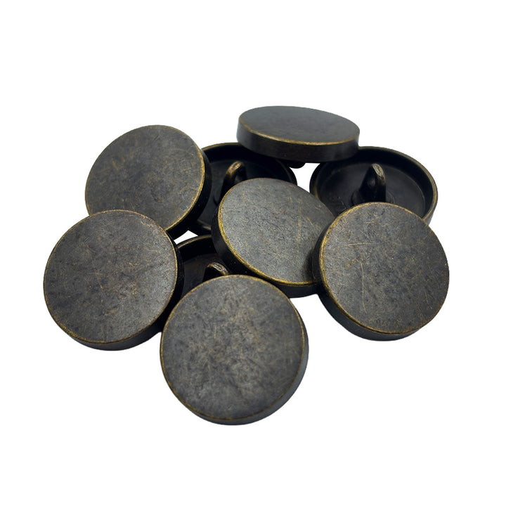 Premium Smooth Antique Brass Surface Shirt/Coat Classic Loop Metal Buttons