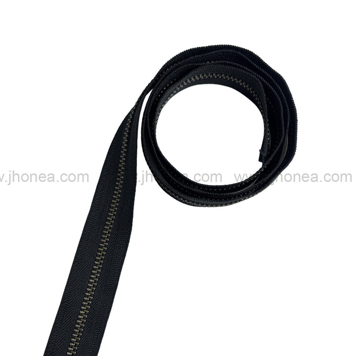 YKK #3 Number Premium Quality Black Tape YKK Metal Zipper Rolls