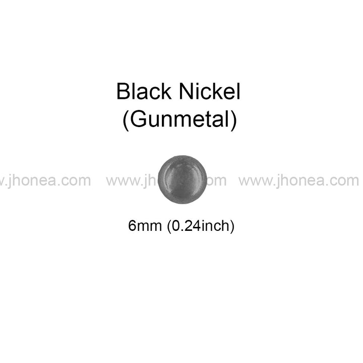 Round 6mm Dome Rivet Fastener Studs for Jeans/Jackets