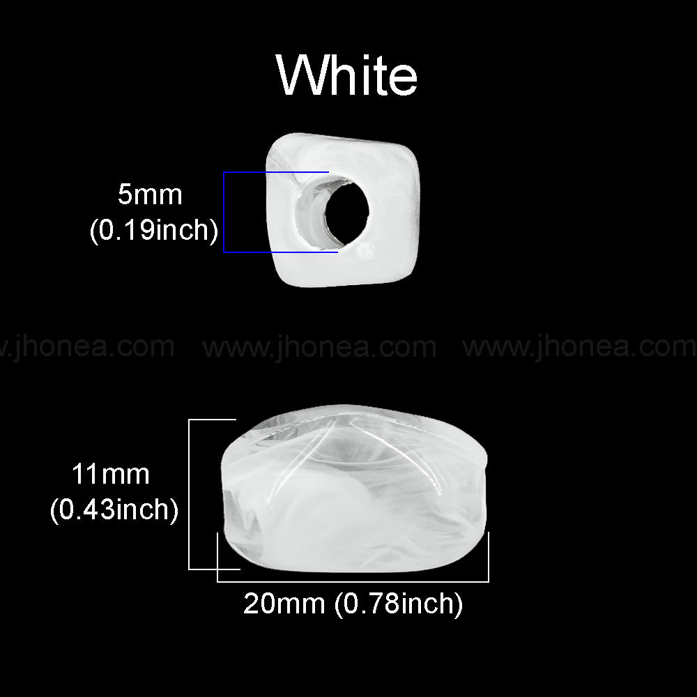Versatile Polyester Beads for Jewelry and DIY Clothing
