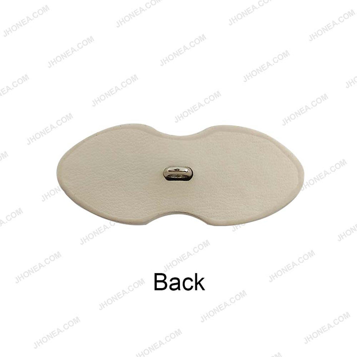 Elegant PU Leather Down loop Buttons for Coats/Knitwear