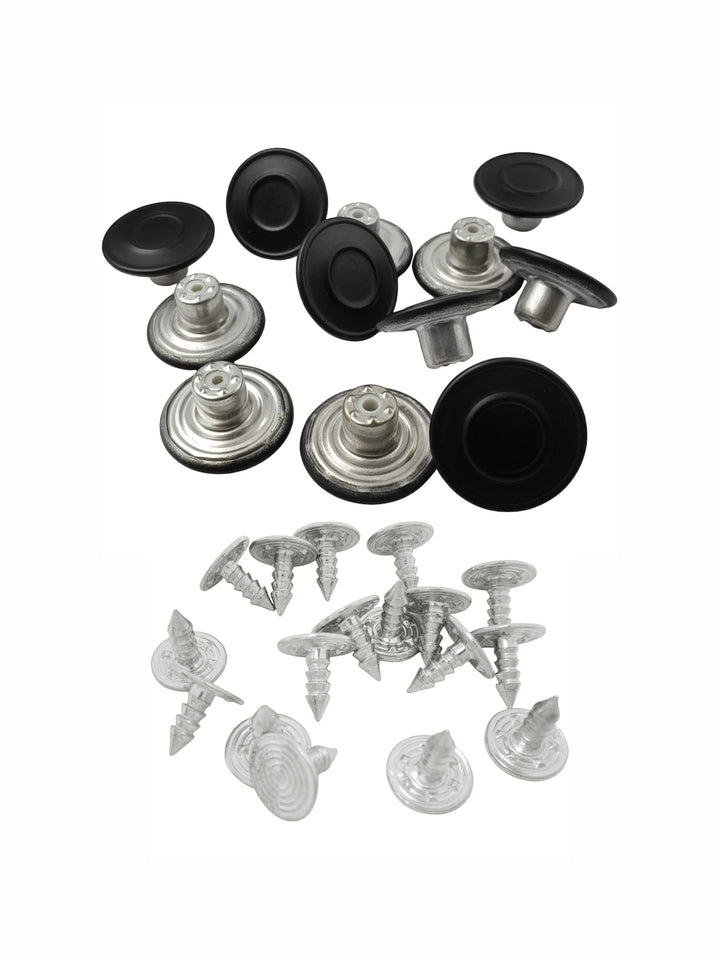 Stylish Brass Buttons with Rounded Rim for Denim Jeans/Jackets/Coats