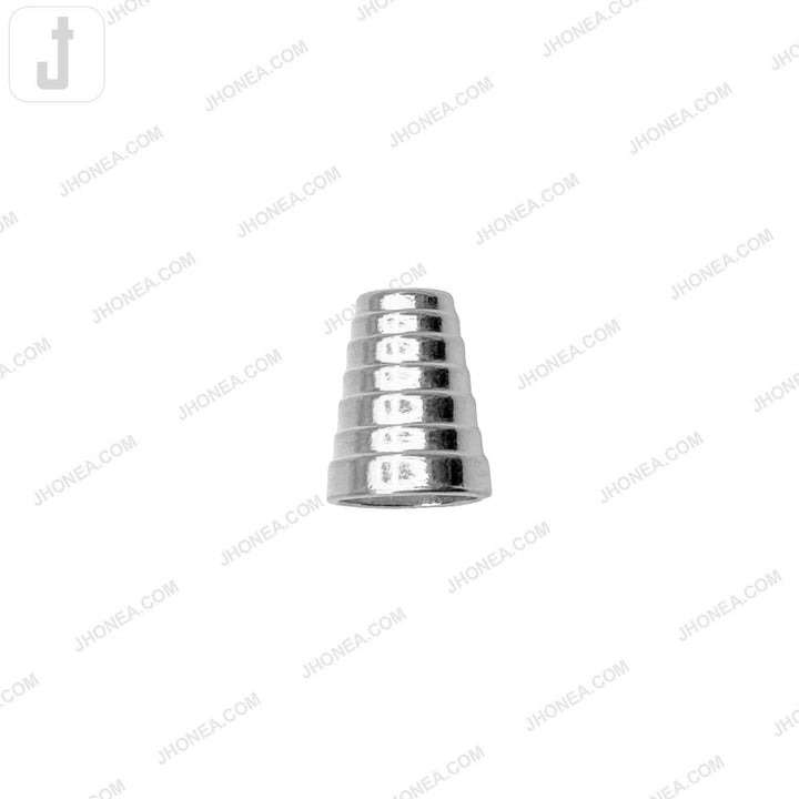Shiny Silver Metal Aglets for Hoodies & Track Pants Drawstring Cord Tip