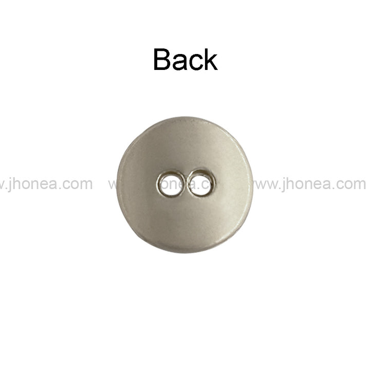 Fashionable Round Shape with Curvy Structure Metal Button