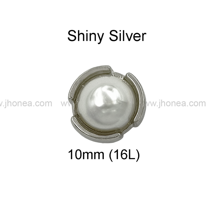 10mm (16L) Round Shape Cutting Edges Pearl Button