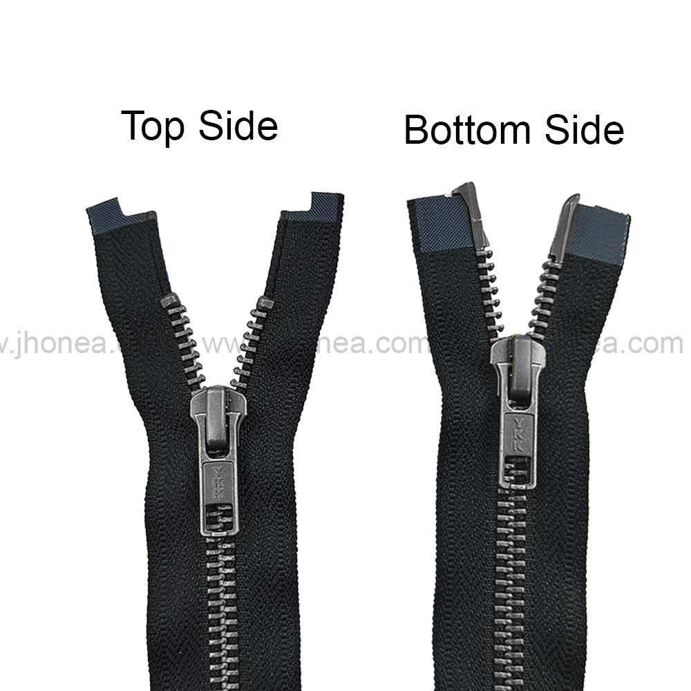 YKK #5 Teeth Premium Two Way Metal Zipper for Jackets