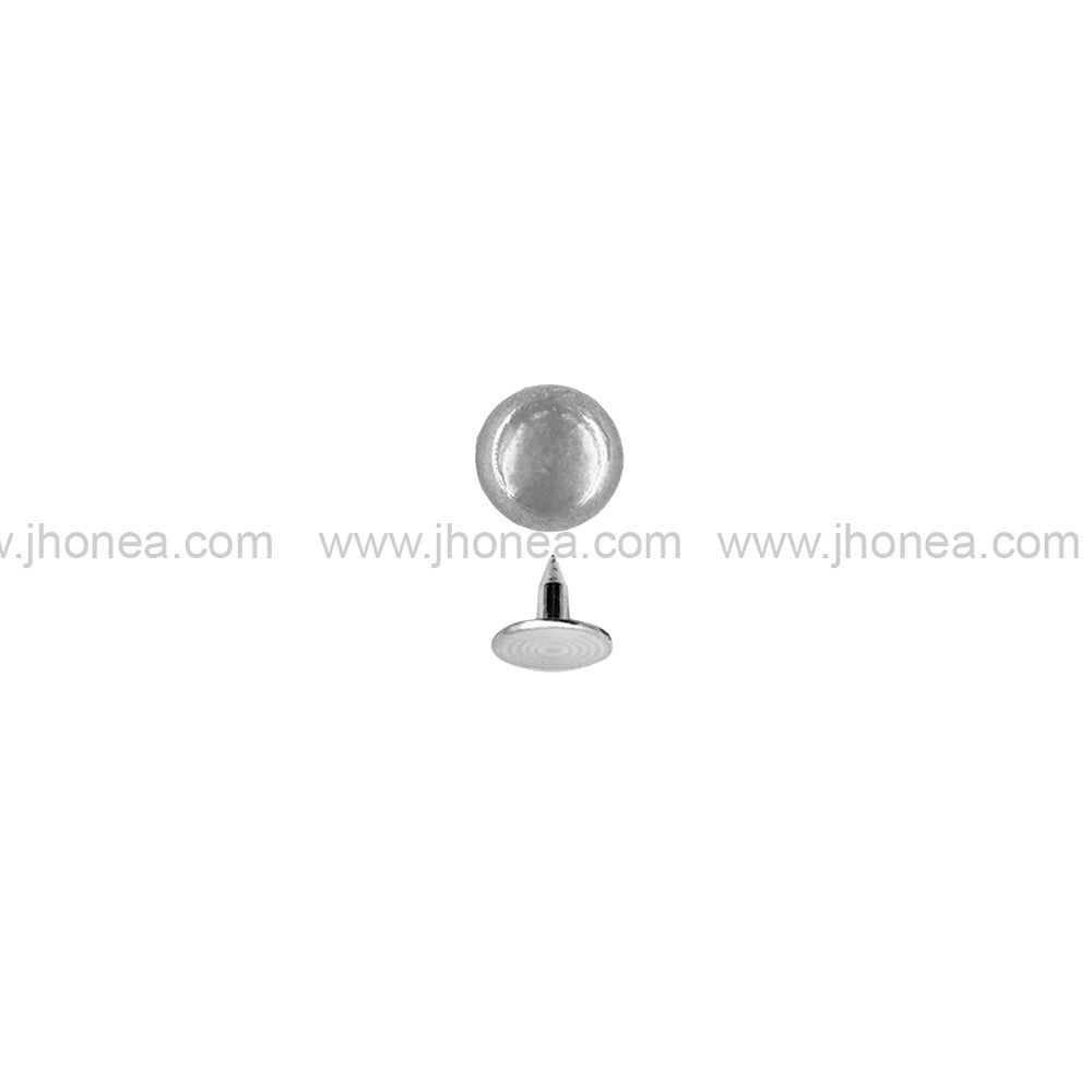 Round Silver 6mm Dome Rivet Fastener Studs for Jeans/Jackets