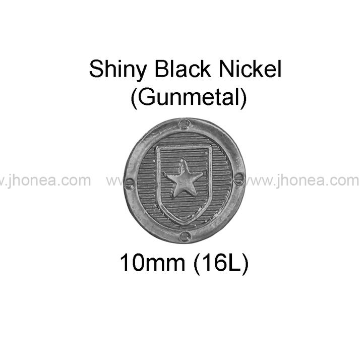 Royal Star Badge Design Downhole Metal Button