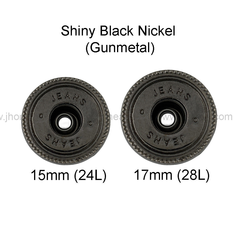 Fashionable Round Metal Jeans Buttons for Clothing