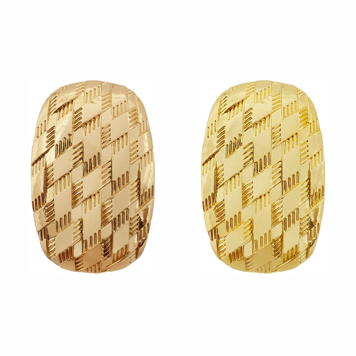 Elegant Shiny Textured Metal Buckle for Fashion Accessories