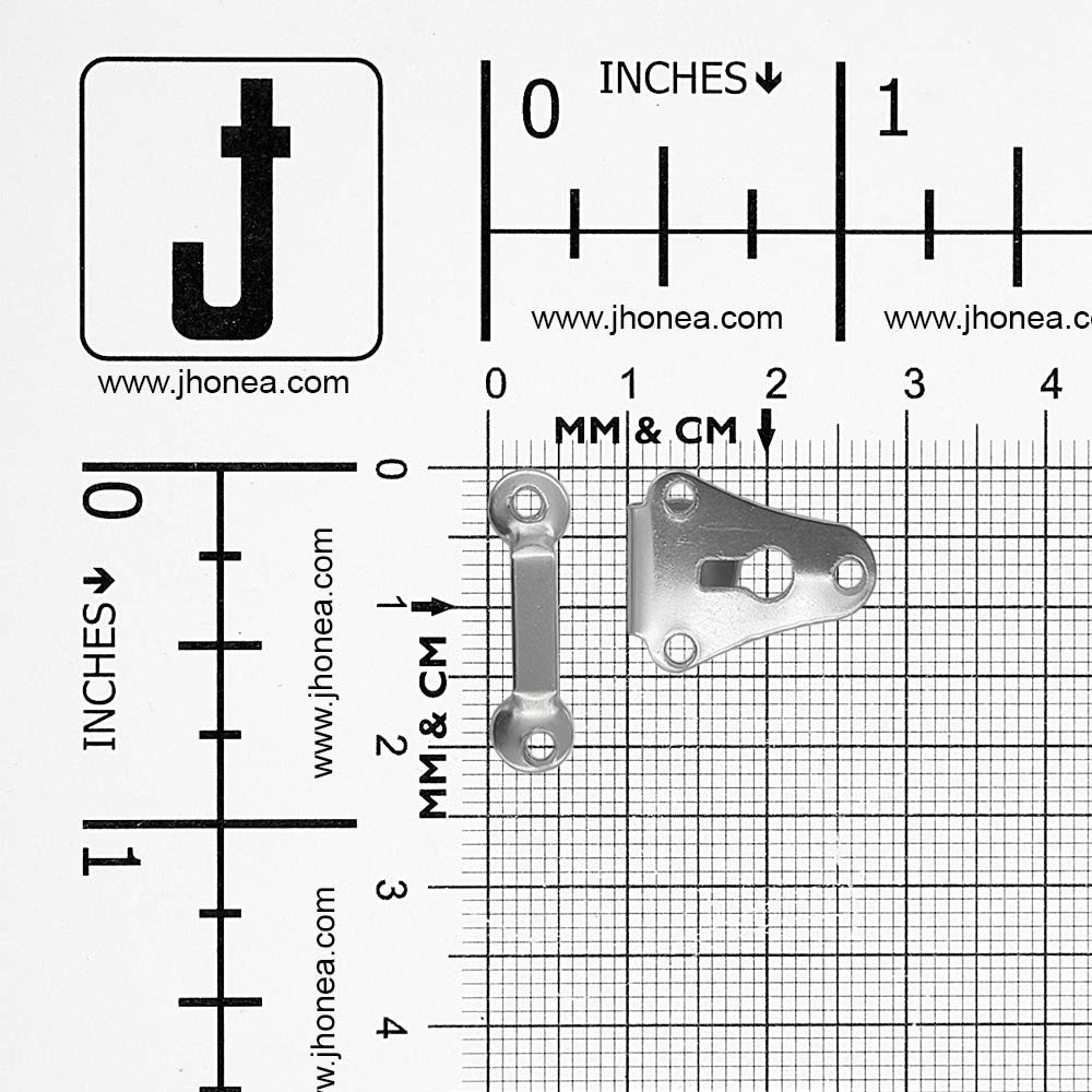 Durable 2-Part Hook & Bar Sew-On Hooks for Formal Pants & Trousers