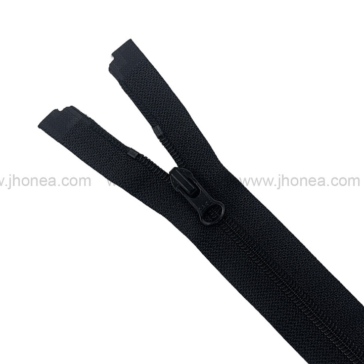 #3 SBS Black Nylon Coil Open-End Coil Zipper