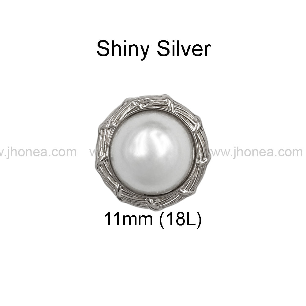 Super Classy Round Shape Pearl Buttons For Shirt/Kurta