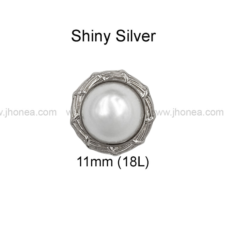 Super Classy Round Shape Pearl Buttons For Shirt/Kurta