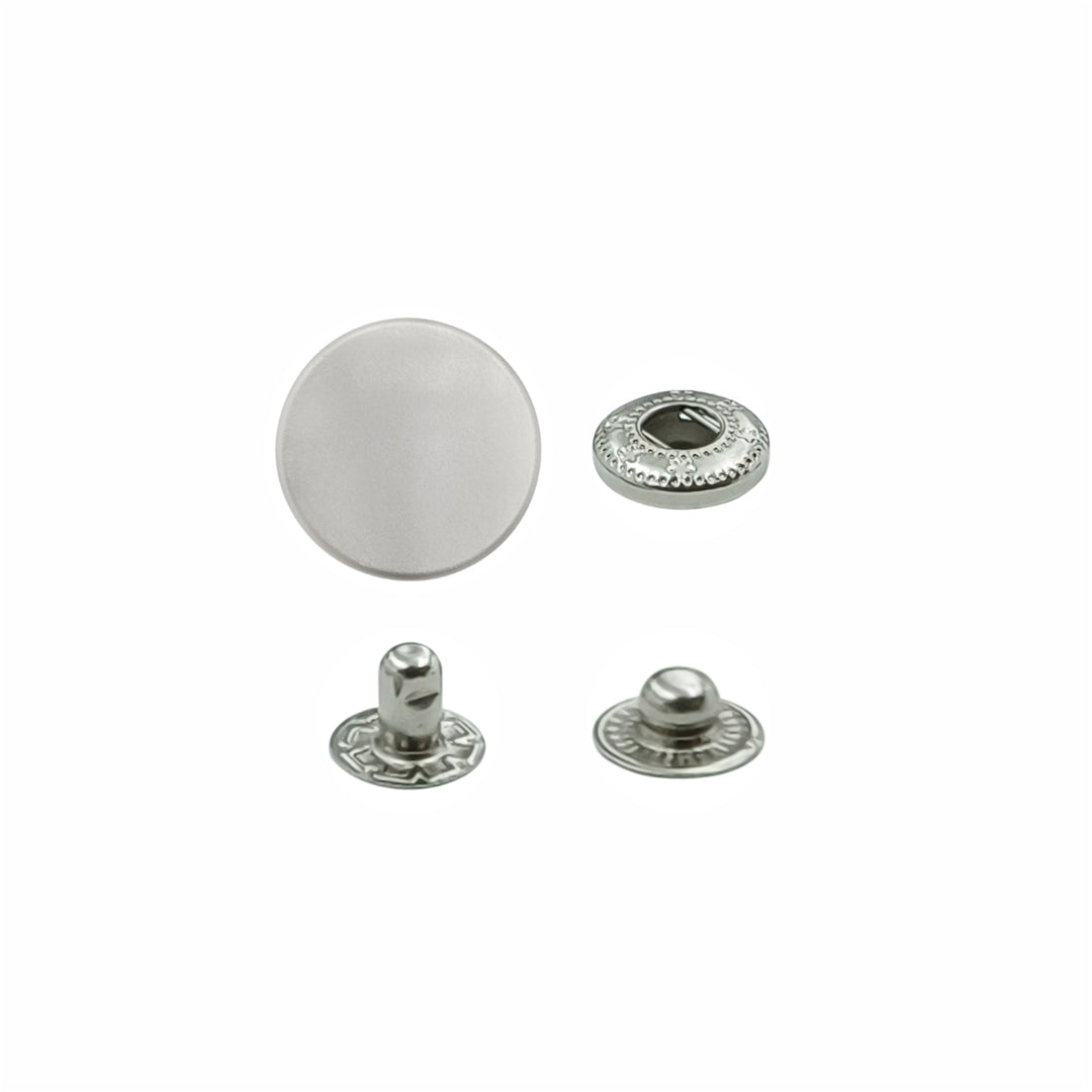 Standard Quality Assorted Metal Snap Buttons 4-Part Snap Fastener Sets
