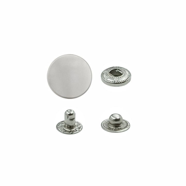 Standard Quality Assorted Metal Snap Buttons 4-Part Snap Fastener Sets