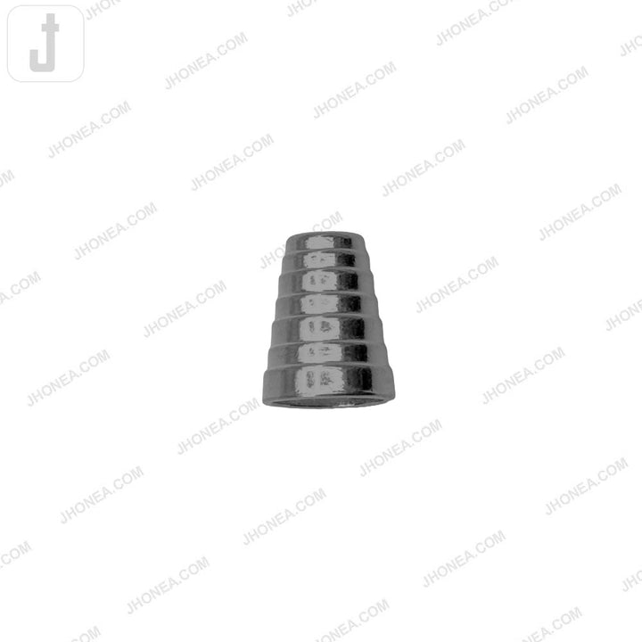 Shiny Black Nickel (Gunmetal) Metal Aglets for Hoodies & Track Pants Drawstring Cord Tip