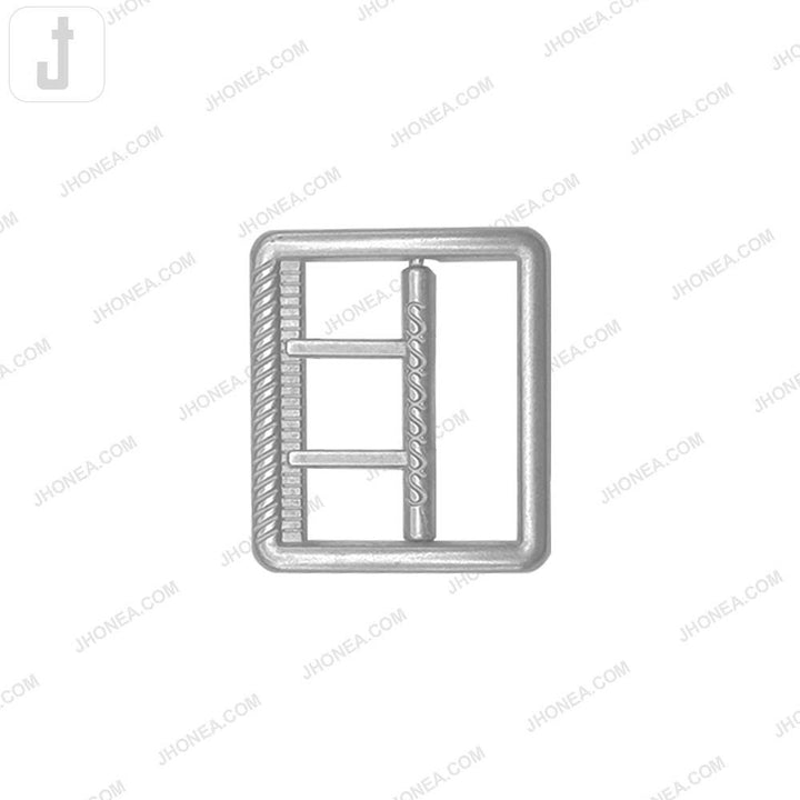 Modern Rectangular Shaped Metal Pant Buckle for Men’s & Women’s Apparel