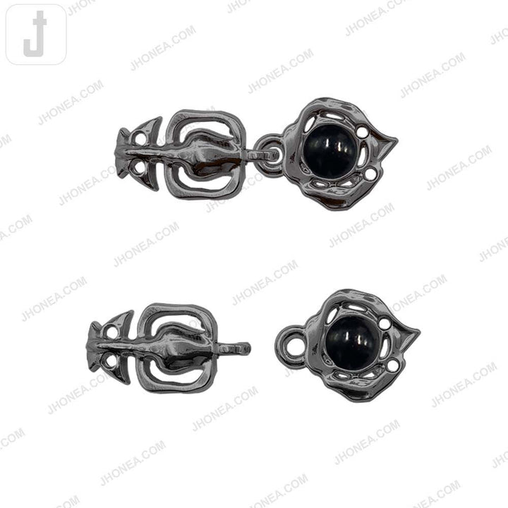 Trendy Pearl Clasp Buckle Hook and Eye Metal Buckle for Fashion Use