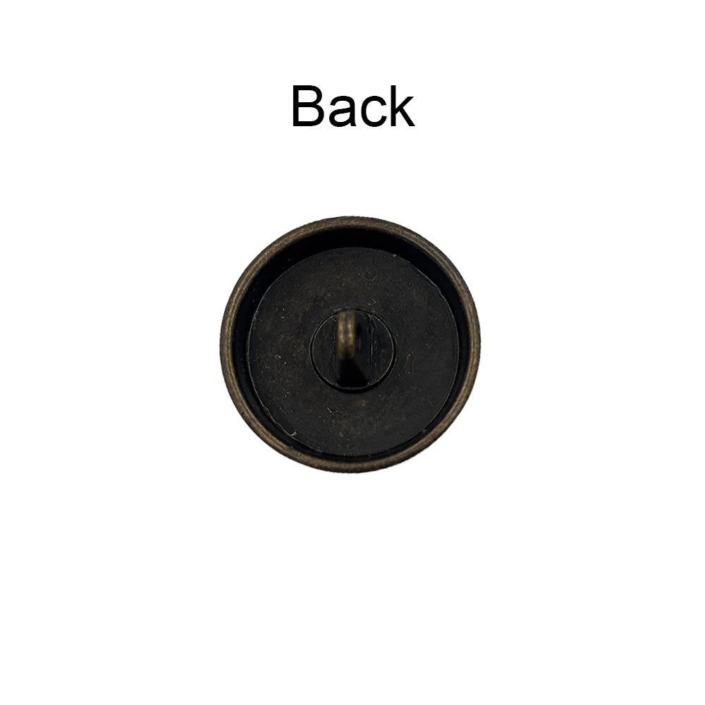 Premium Smooth Antique Surface Shirt/Coat Classic Loop Metal Buttons