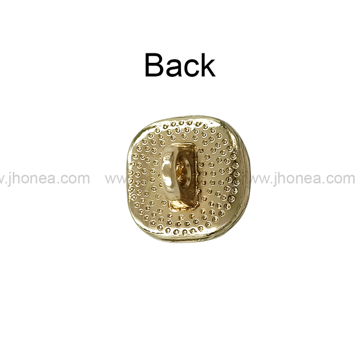 Rounded Square Shape Matte & Shiny Pearl Buttons