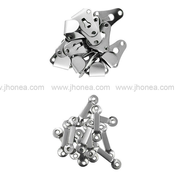 Durable 2-Part Hook & Bar Sew-On Hooks for Formal Pants & Trousers