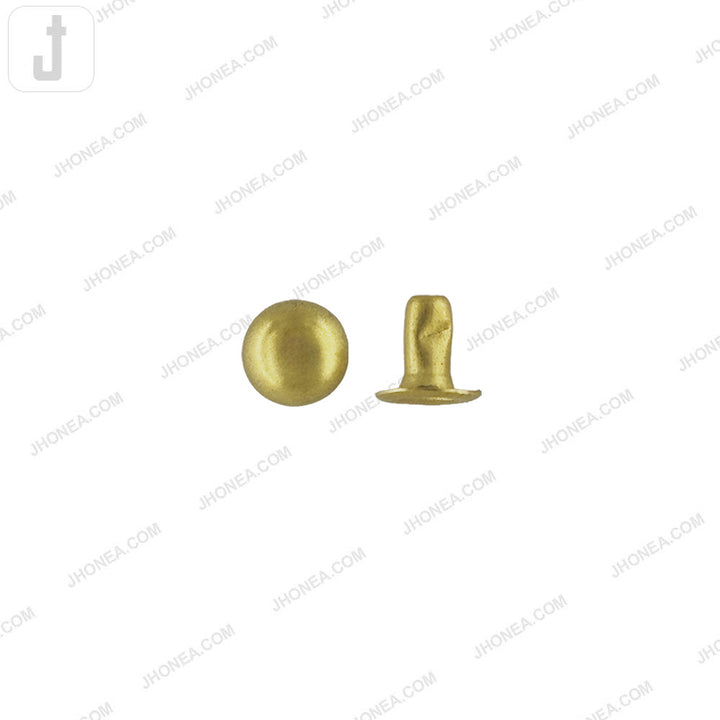 Brass Gold Dome Rivet Fastener Studs for Jeans & Denim Clothing