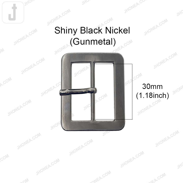 Classic Smooth Finish 30mm Tongue/Prong Belt Buckle