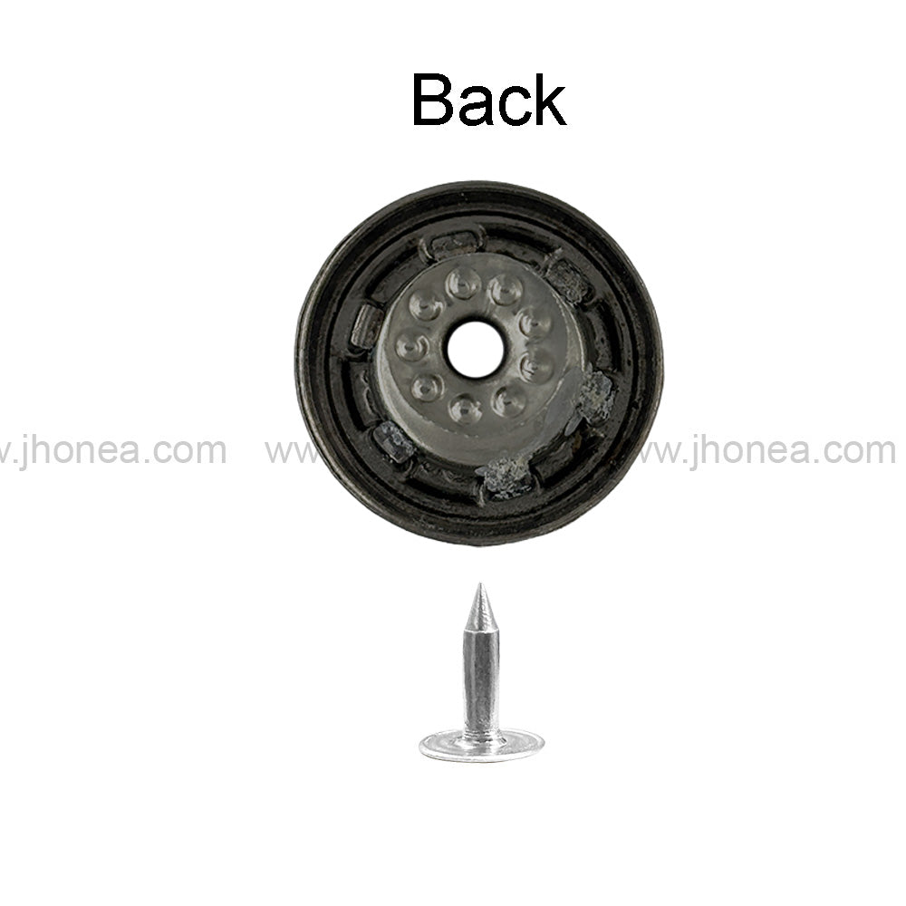 Fashionable Round Metal Jeans Buttons for Clothing