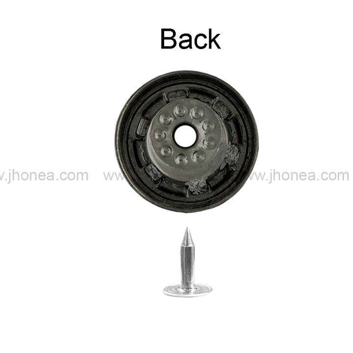 Fashionable Round Metal Jeans Buttons for Clothing