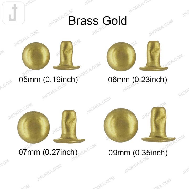 Dome Rivet Fastener Studs for Jeans & Denim Clothing