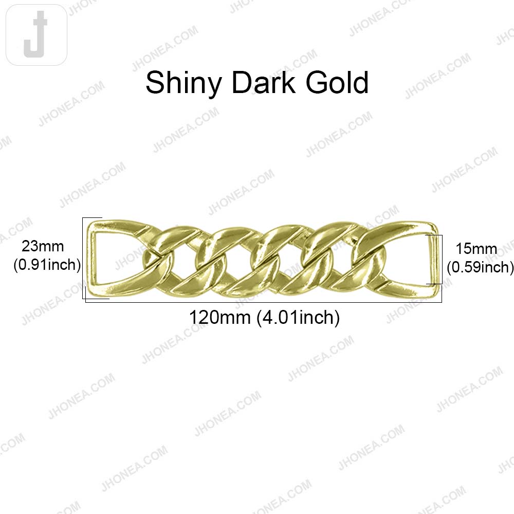 Quality Chain Design Shiny Finish Fashion Belt Buckle Accessory