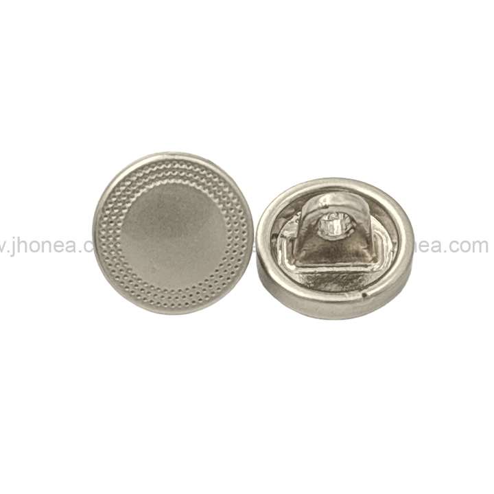 Round Shape Classic Matte Finish Shank Metal Button