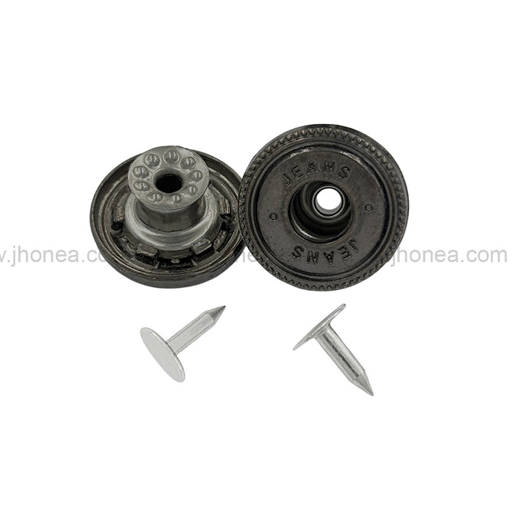 Fashionable Round Metal Jeans Buttons for Clothing