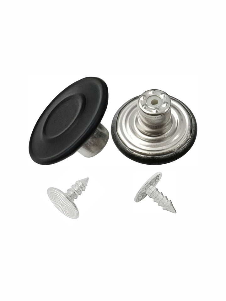 Stylish Brass Buttons with Rounded Rim for Denim Jeans/Jackets/Coats