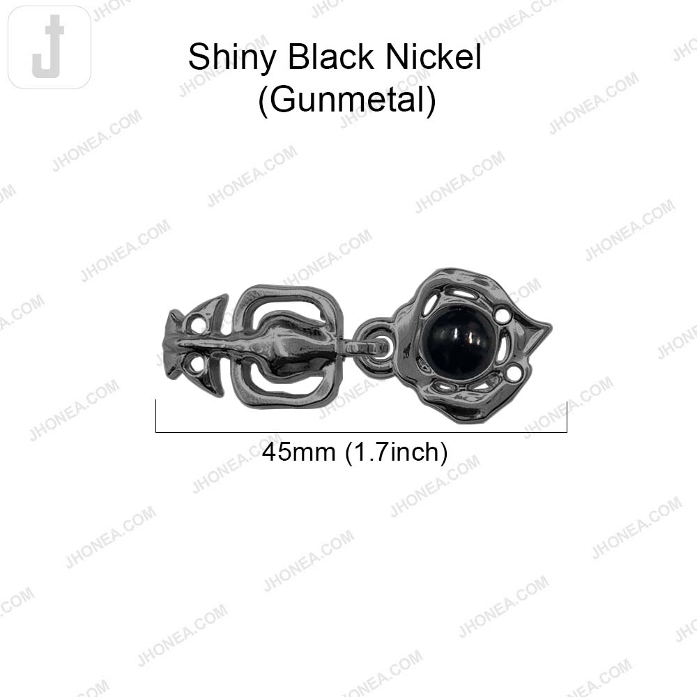 Trendy Pearl Clasp Buckle Hook and Eye Metal Buckle for Fashion Use