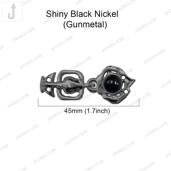 Trendy Pearl Clasp Buckle Hook and Eye Metal Buckle for Fashion Use