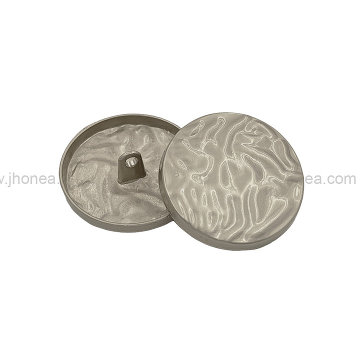 Unique Structure Round Shape Matte Finish Shank Metal Button