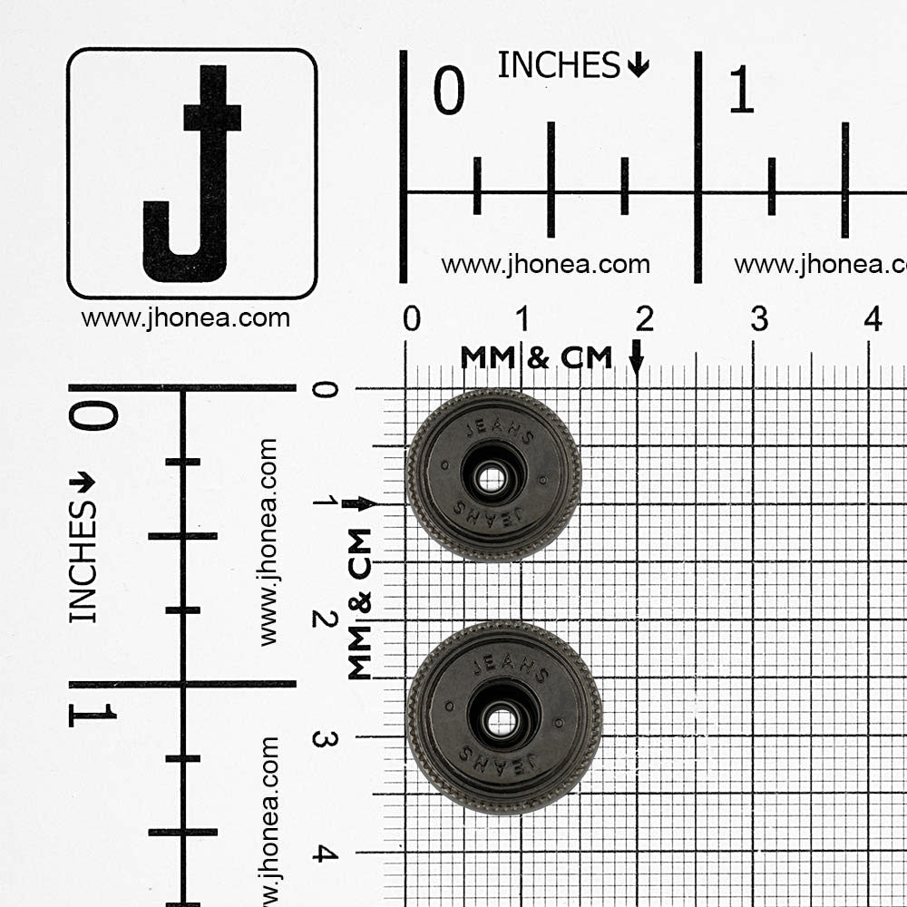Fashionable Round Metal Jeans Buttons for Clothing