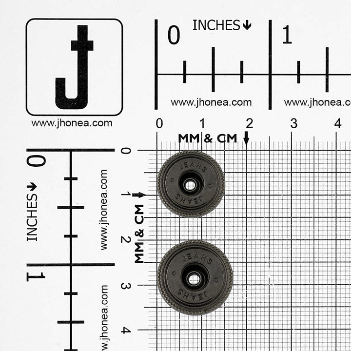 Fashionable Round Metal Jeans Buttons for Clothing