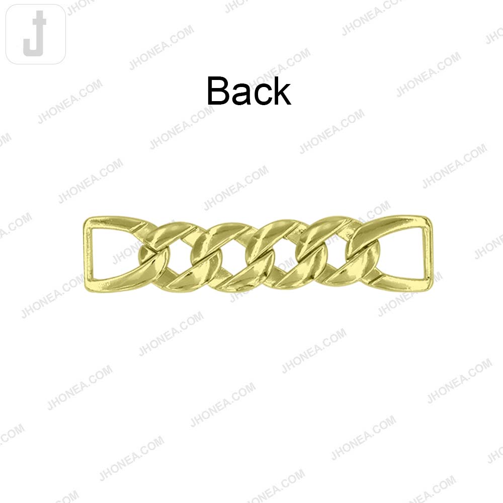 Quality Chain Design Shiny Finish Fashion Belt Buckle Accessory